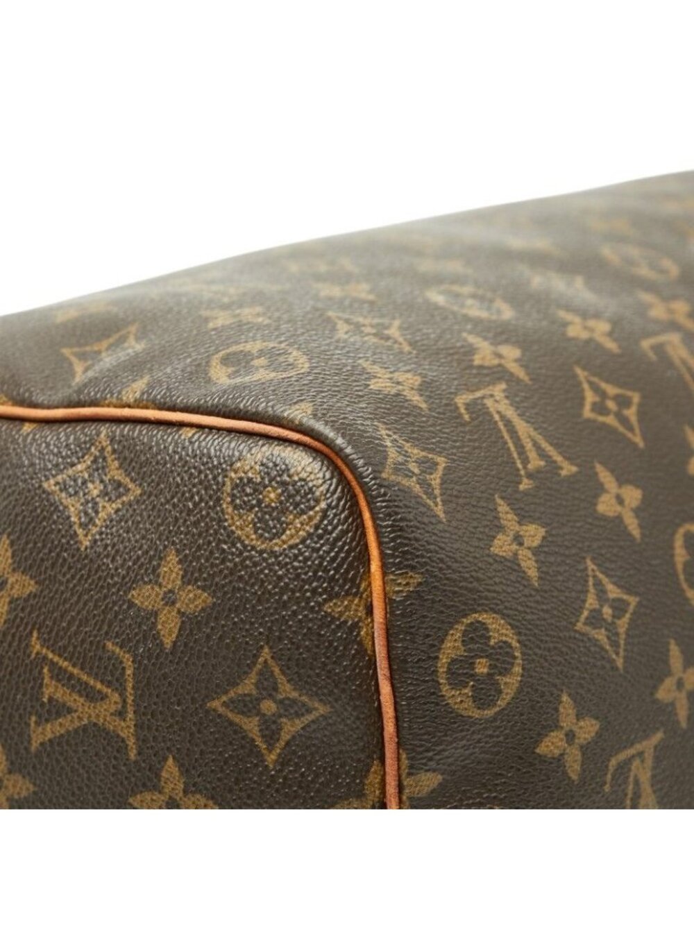 Louis Vuitton Monogram Speedy 35 Mini Boston Bag Brown Leather - Picture 7 of 10